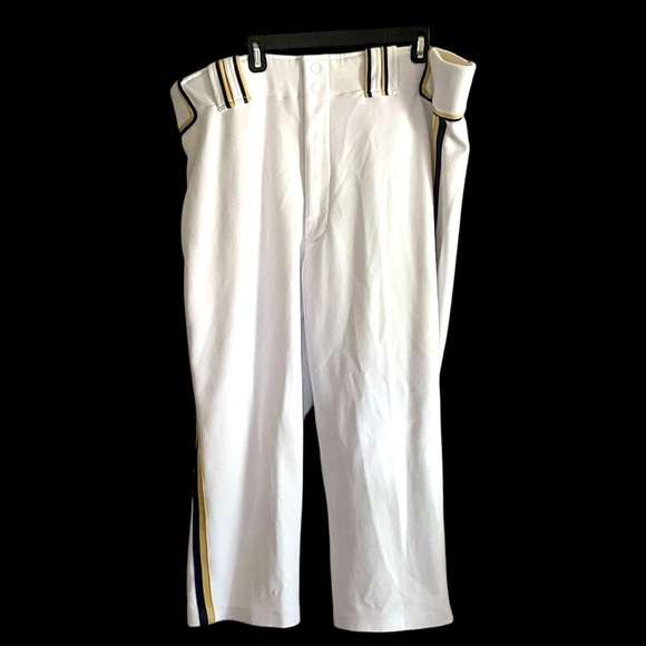 Boombah Other - Boombah Men’s White Baseball Softball Pants With Stripes Size W44 X Long